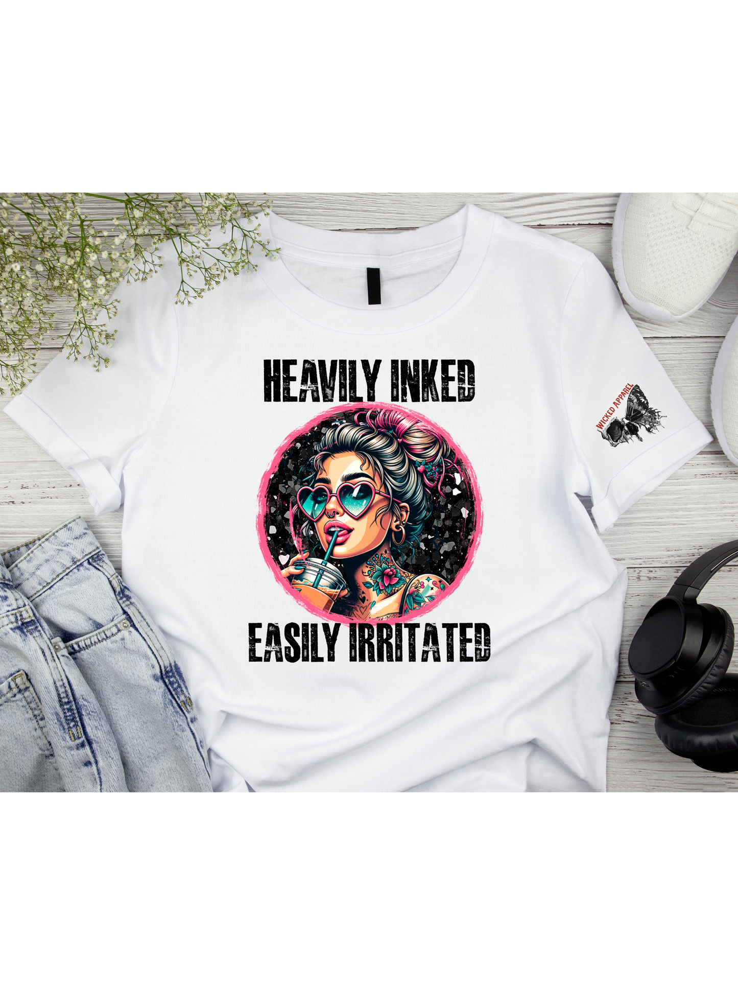 Heavily inked easily irritated