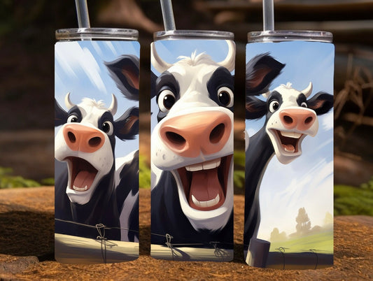 Cow selfie- pig selfie — tumbler