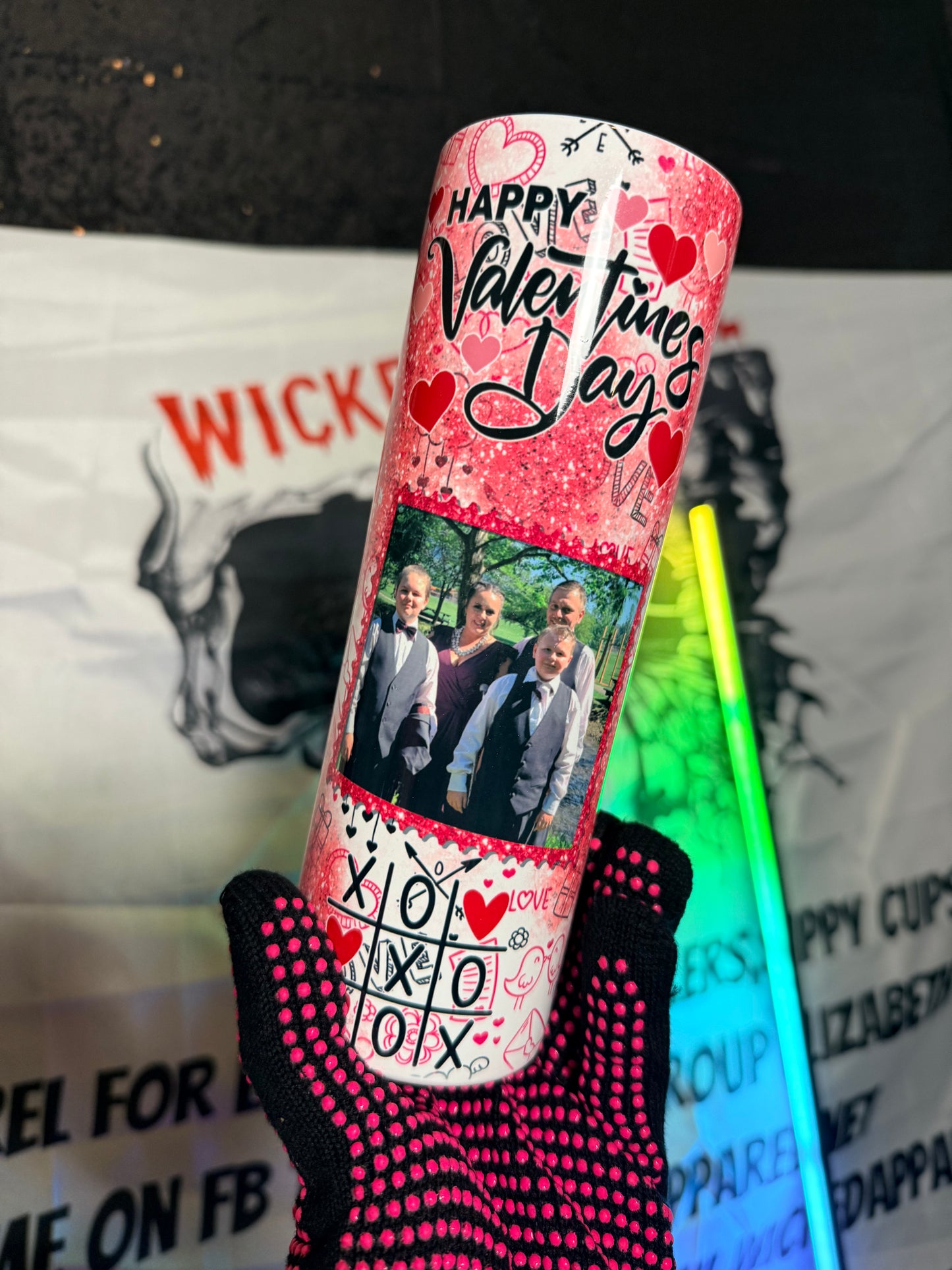 Custom Valentines Tumbler